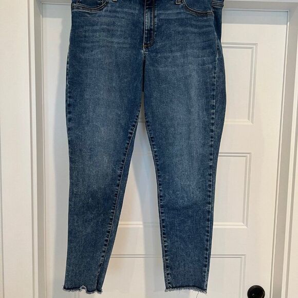 GAP Denim Women Size 33Rx26 Favorite Jegging Raw Hem High Rise Jeans - Picture 2 of 8